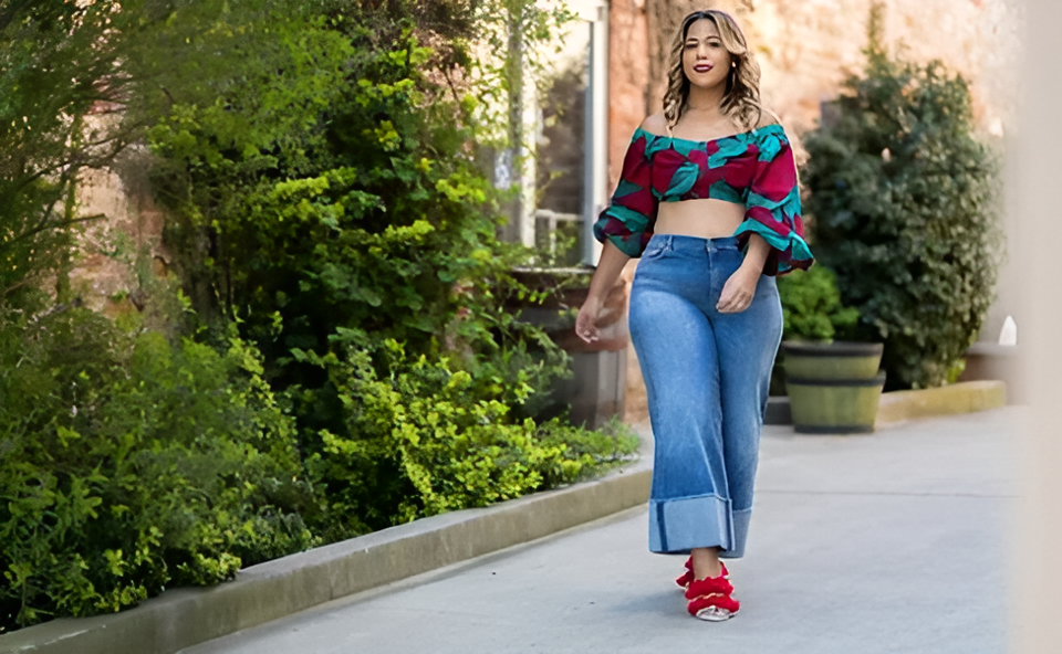 Как стилизовать одежду для высоких полных девушек?